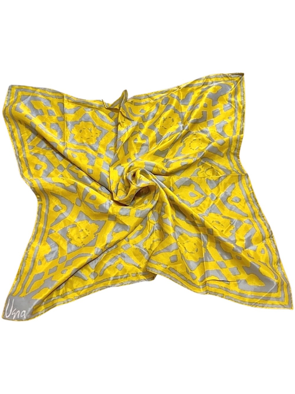 VINTAGE 1960’s VERA NEUMANN Silk Rayon Mandala Scarf